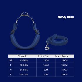 Per Harness with leash (Option: Blue-XXS)